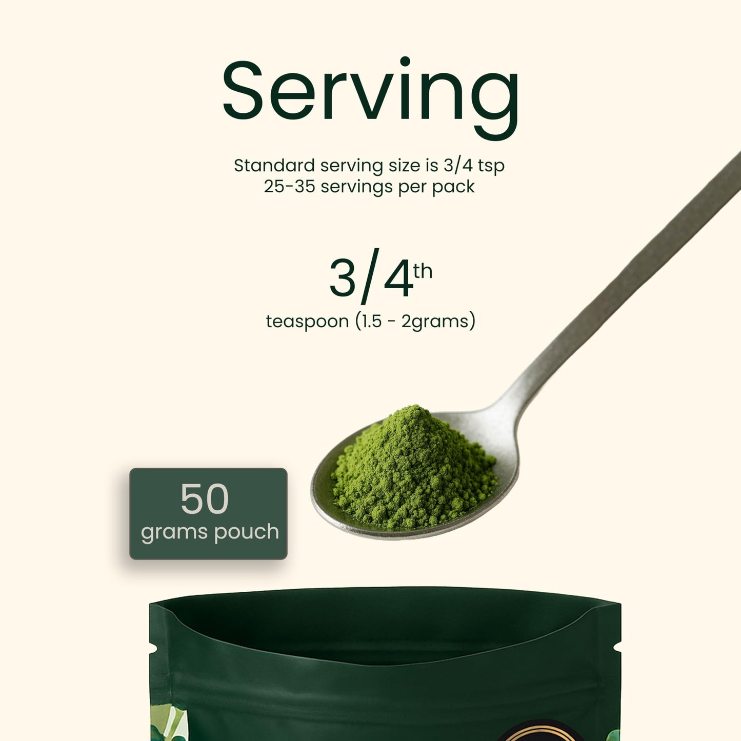 Heapwell Superfoods Japanese Matcha Green Tea Powder, 50 Grams (30 Servings) | Sourced From Shizuoka, Japan 