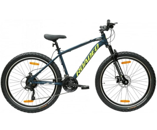 Hercules Roadeo Gear Cycle In 29" Wheel Size With 21 Speed Gears With Dual Disc Brakes For Tall Height People For Unisex, Black 