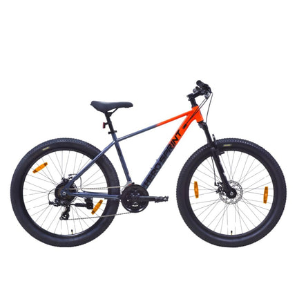 Hero Blunt 27.5 T Mountain Cycle for Men | 21 Speed | Front Suspension | Disk Brake | (21 Gear, Red, Grey) 