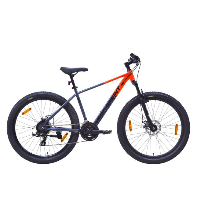 Hero Blunt 27.5 T Mountain Cycle for Men | 21 Speed | Front Suspension | Disk Brake | (21 Gear, Red, Grey) 