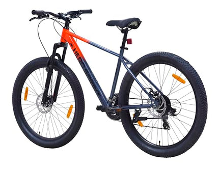 Hero Blunt 27.5 T Mountain Cycle for Men | 21 Speed | Front Suspension | Disk Brake | (21 Gear, Red, Grey) 