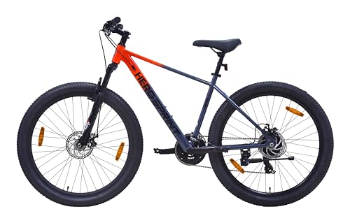 Hero Blunt 27.5 T Mountain Cycle for Men | 21 Speed | Front Suspension | Disk Brake | (21 Gear, Red, Grey) 