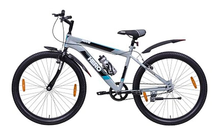 Hero Mountain Bike Rove Sports 26T Bicycle for Mens | Rigid Suspension | V Brake | Grey-Green | Frame:17 Inches | 95% Assembled Cycle(Ready to Ride in 5 Min) 