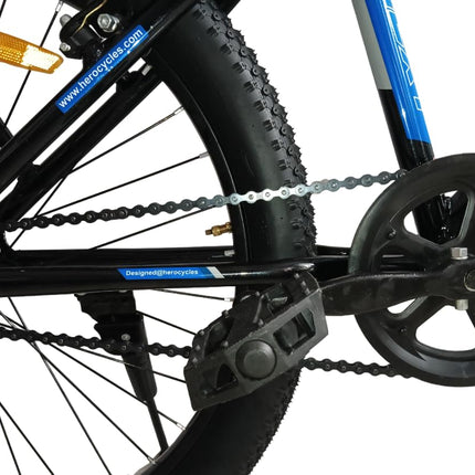 Hero Next Pro 2.0 Ranger Sports Cycle | Single Speed NoGear | Power Brake | Internal Carrier | Water Bottle Lock Bell | 85% Semi-Assembled | Suitable Age 9-13Years | Boys Girls 