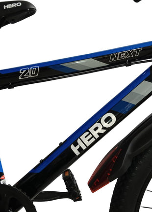 Hero Next Ranger Cycle Tire Size 24T With Power Brake, IBC Carrier, Single Speed Rigid Bicycle | 85% Semi Assembled Hybrid Bike | Boys Men | Age 9-13 Years, Frame Size- 16 Inch,Black 