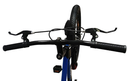 Hero Ranger Next 24inch Kids Rigid Bicycle for Boys (9-13 Years) | Stylish MTB Look | Single Speed | Heavy-Duty Steel Frame | Side Stand | 85% Pre-Assembled | Black & Blue 