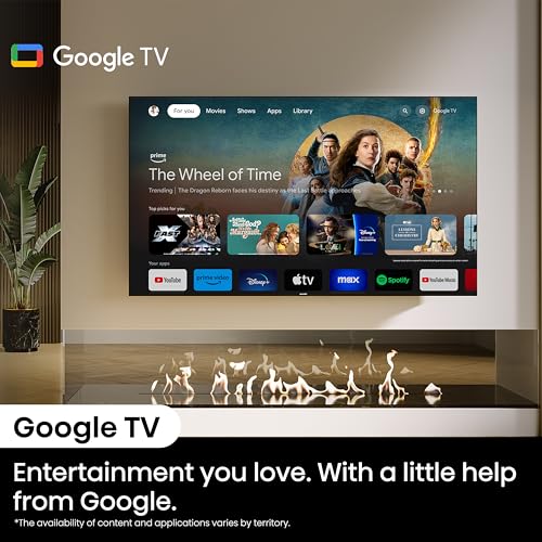 Hisense 108 cm (43 inches) E43N Series Full HD Smart Google LED TV 43E43N (Black) 