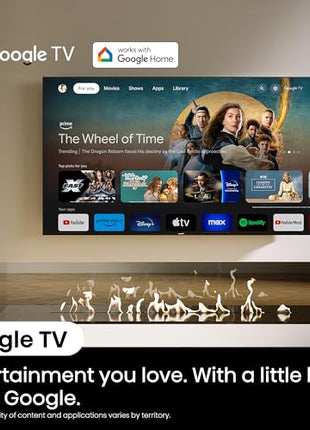 Hisense 108 cm (43 inches) E6N Series 4K Ultra HD Smart LED Google TV 43E6N (Black) 