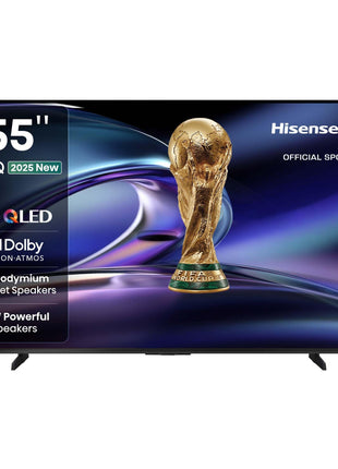 Hisense 139 cm (55 inches) E75Q Series 4K Ultra HD Smart 48W Speakers QLED TV 55E75Q (Black) 