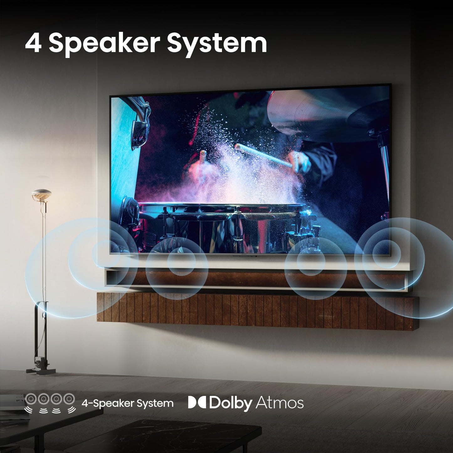 Hisense 139 cm (55 inches) E75Q Series 4K Ultra HD Smart 48W Speakers QLED TV 55E75Q (Black) 