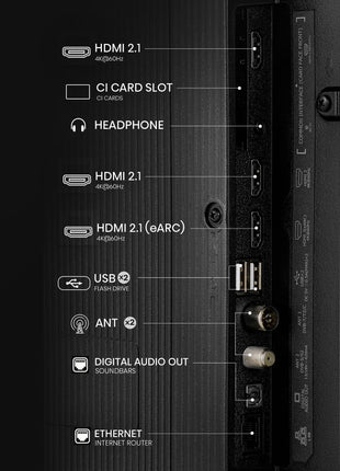 Hisense 139 cm (55 inches) E75Q Series 4K Ultra HD Smart 48W Speakers QLED TV 55E75Q (Black) 