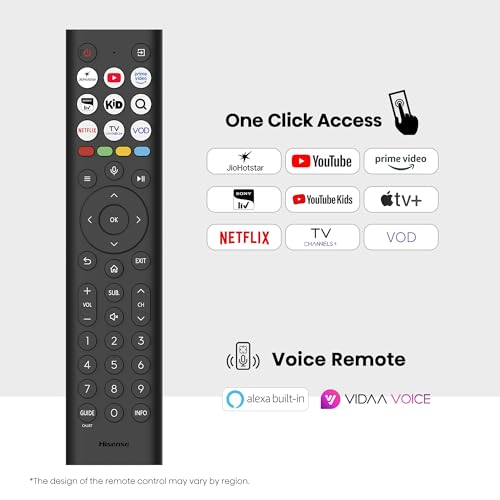 Hisense 139 cm (55 inches) E75Q Series 4K Ultra HD Smart 48W Speakers QLED TV 55E75Q (Black) 