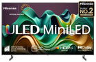 Hisense 139 cm (55 inches) U6N PRO Series 4K Ultra HD Smart QLED Mini LED TV 55U6N PRO (Black) 