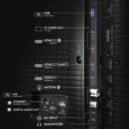 Hisense 164 cm (65 inches) E7Q PRO Series 4K Ultra HD Smart QLED TV 65E7Q PRO 