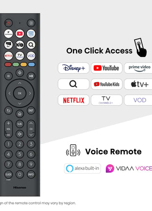 Hisense 164 cm (65 inches) E7Q Series 4K Ultra HD Smart QLED TV 65E7Q (Black) 