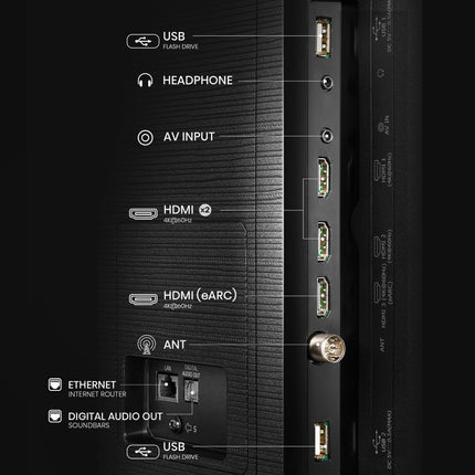 Hisense 164 cm (65 inches) U6N PRO Series 4K Ultra HD Smart QLED Mini LED TV 65U6N PRO (Black) 