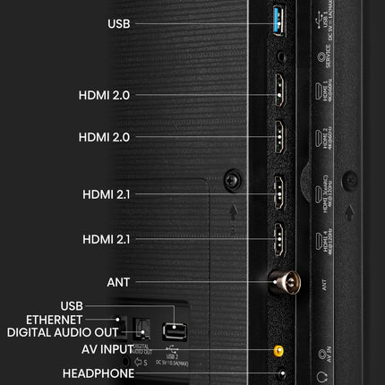Hisense 189 cm (75 inches) 4K Ultra HD Smart Mini LED QLED TV 75U7K (Black) 