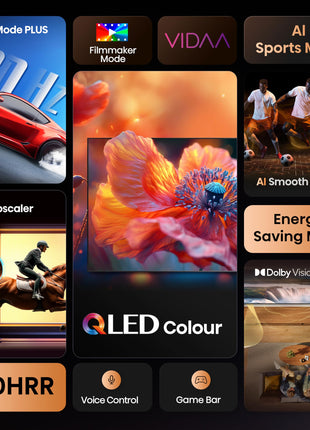 Hisense 189 cm (75 inches) E7Q Series 4K Ultra HD Smart QLED TV 75E7Q (Black) 