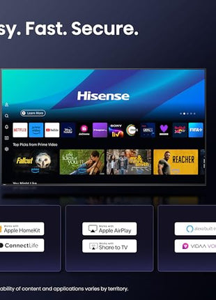 Hisense 189 cm (75 inches) U7Q Series 4K Ultra HD Smart QLED Mini LED TV 75U7Q (Black) 