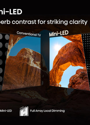 Hisense 189 cm (75 inches) U7Q Series 4K Ultra HD Smart QLED Mini LED TV 75U7Q (Black) 