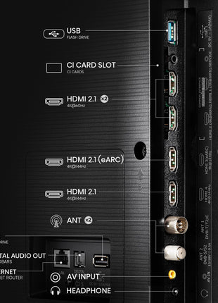 Hisense 254 cm (100 inches) Q7N Series 4K Ultra HD Smart QLED TV 100Q7N (Dark Grey) 