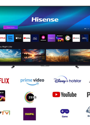 Hisense 254 cm (100 inches) Q7N Series 4K Ultra HD Smart QLED TV 100Q7N (Dark Grey) 