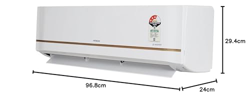 Hitachi 1.5 Ton 3 Star, Hot & Cold Inverter Split AC with Expandable Technology (100% Copper, Dust Filter, 3100HP RSQG318HGXA, White) 