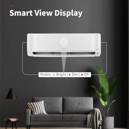 Hitachi 1.5 Ton Class 5 Star, 4-Way Swing, ice Clean, Xpandable+, Inverter Split AC (100% Copper, Dust Filter,5400STXL RAS.G518PCCIBT, White) 