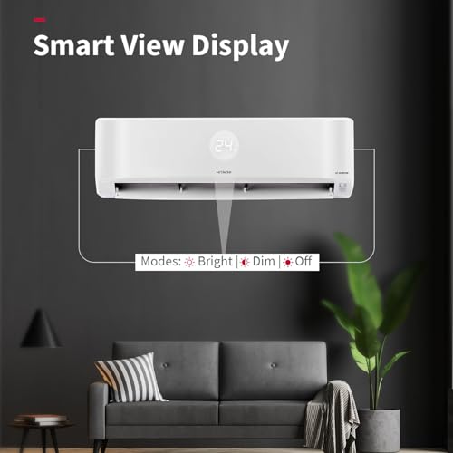 Hitachi 1.5 Ton Class 5 Star, 4-Way Swing, ice Clean, Xpandable+, Inverter Split AC (100% Copper, Dust Filter,5400STXL RAS.G518PCCIBT, White) 