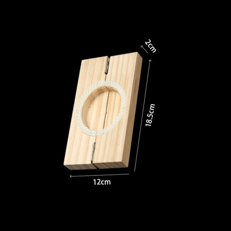 HomeEssentials Wooden Dumpling & Gujiya Maker - Dumpling & Modak Maker with Skin Press Mould/Stainless Steel Mold, Hinged Design for Quick Pressing/Wooden Handle 