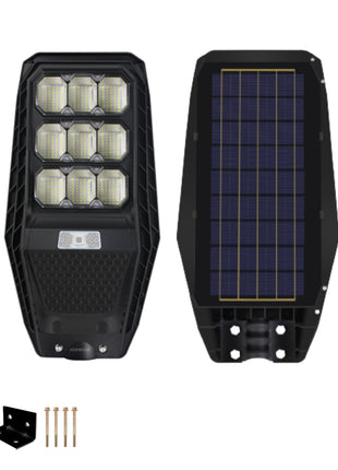 Homehop 100W Solar Street Light Outdoor with Motion Sensor, Security, Automatic,Wireless, Wall Lamp for Outdoor, Home & Garden with Remote Control (ABS, Cool White), 