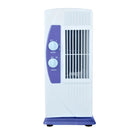 Hometronics Tower Fan For Home| Lightweight Portable Tower AC| Tough Blower With 3 Speed Control| Cooler for home| High Air Throw with Swing Control (PURPLE & WHITE) 