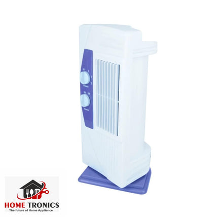 Hometronics Tower Fan For Home| Lightweight Portable Tower AC| Tough Blower With 3 Speed Control| Cooler for home| High Air Throw with Swing Control (PURPLE & WHITE) 
