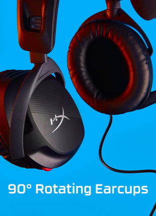 HyperX Cloud Stinger 2 Greatness Refined, Lightweight Wired Over Ear Headset with mic, Swivel-to-Mute Function, 50mm Drivers, PC Compatible - Black (519T1AA) 
