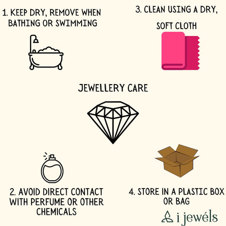 I Jewels Gold Plated Traditional Handcrafted Pearl Kundan Beaded Earrings for Women (E3020) 