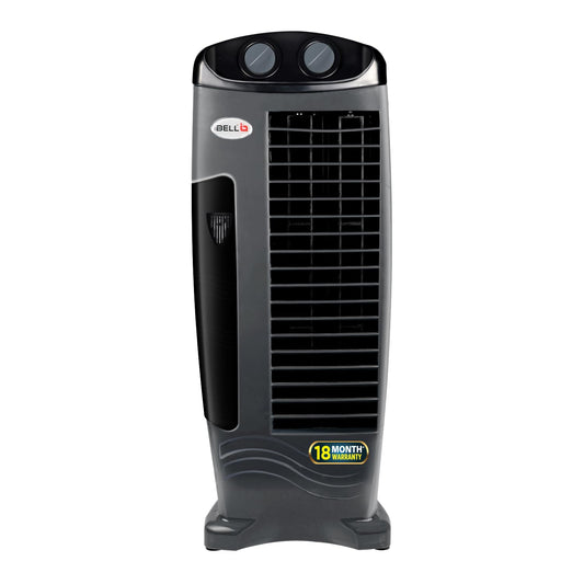 IBELL DELUXE High Speed Tower Fan, Low Power Consumption and Anti-Rust Body, 25-foot Air Delivery, 4-way Air Flow (Grey) 