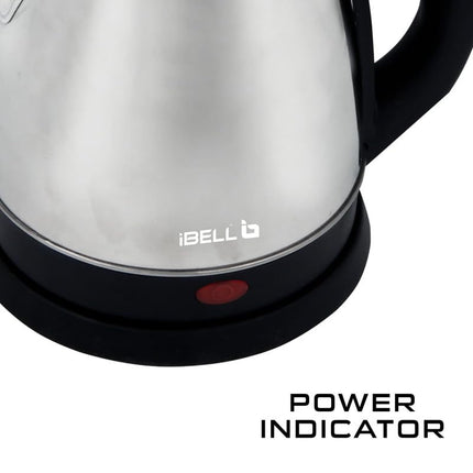 IBELL Sek150L Premium Electric Kettle 1.5 Litre,1500 Watts, Stainless Steel, Auto Cut-Off Feature (Silver) 
