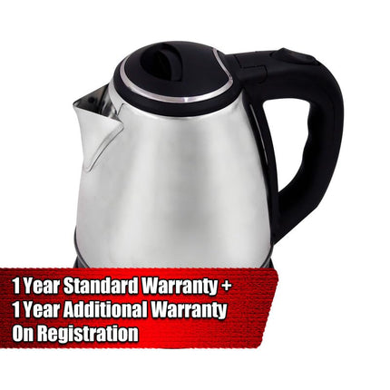 IBELL Sek150L Premium Electric Kettle 1.5 Litre,1500 Watts, Stainless Steel, Auto Cut-Off Feature (Silver) 