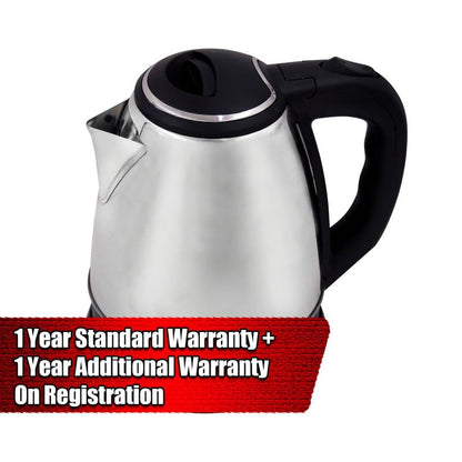 IBELL Sek150L Premium Electric Kettle 1.5 Litre,1500 Watts, Stainless Steel, Auto Cut-Off Feature (Silver) 