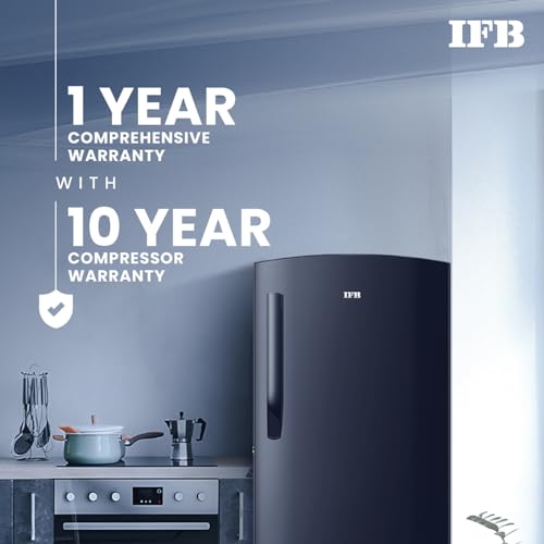 IFB 187L 2 Star Direct-Cool Single Door Refrigerator (2024, IFBDC-2132NCSE, Blue) Extraordinary Storage with Humidity Controller 