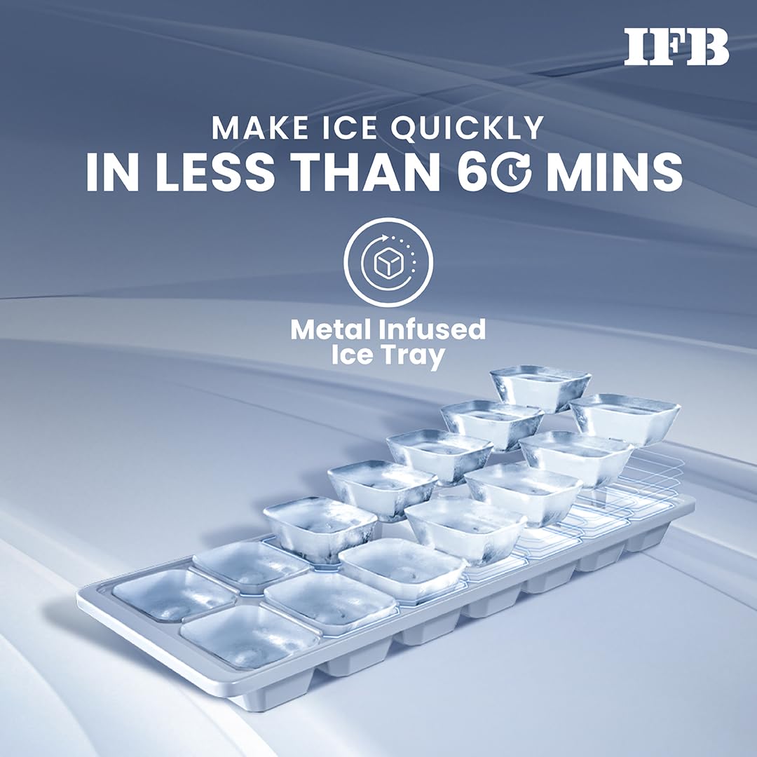 IFB 187L 2 Star Direct-Cool Single Door Refrigerator (2024, IFBDC-2132NCSE, Blue) Extraordinary Storage with Humidity Controller 