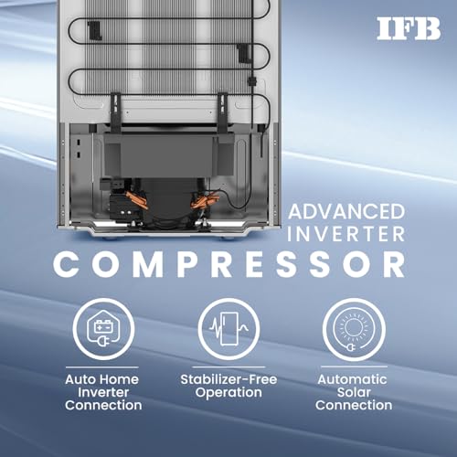 IFB 197L 5 Star Direct Cool Single Door Refrigerator (2024 Model, IFBDC-2235DBSE, Brush Grey, Advanced Inverter Compressor, Extraordinary Storage with Humidity Controller) 