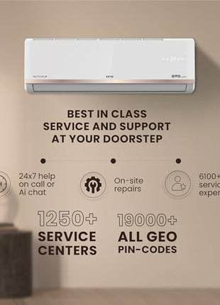 IFB 2025 Model Gold Pro Series 1 Ton 5 Star Split AC with Hybrid Technology, Works upto 55°C, 4-Way Swing, Higher Cooling Capacity, Self-Clean & AI - White (CI145GN21RGN1, Copper Condenser) 