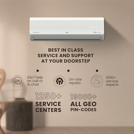 IFB 2025 Model Silver Plus Smart Series 1 Ton 3 Star In-built Wifi Split AC with HD Compressor, AI, Dual Gold Fin & 8-in-1 Flexi Mode - White (CI133SL11SGM1, Copper Condenser) 