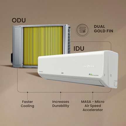 IFB 2025 Model Silver Plus Smart Series 1 Ton 3 Star In-built Wifi Split AC with HD Compressor, AI, Dual Gold Fin & 8-in-1 Flexi Mode - White (CI133SL11SGM1, Copper Condenser) 