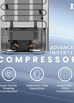 IFB 206L 5 Star Direct Cool Single Door Refrigerator (IFBDC-2325DBSE, Brush Grey, Advanced Inverter Compressor, Extraordinary Storage with Humidity Controller) 