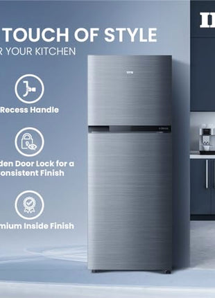 IFB 241L 3 Star Frost Free Advanced Inverter Double Door Refrigerator (Eco Cool IFBFF-2913DBSE, Brush Grey, 7 in 1 Multi Mode with 360 Degree Cooling) 