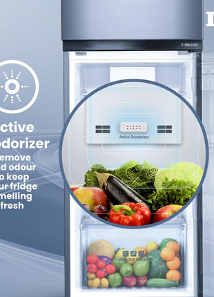 IFB 241L 3 Star Frost Free Advanced Inverter Double Door Refrigerator (Eco Cool IFBFF-2913DBSE, Brush Grey, 7 in 1 Multi Mode with 360 Degree Cooling) 