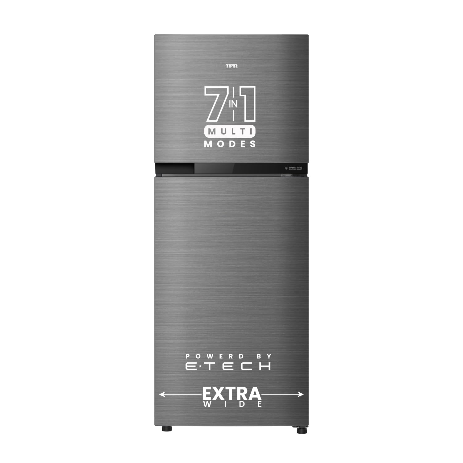 IFB 241L 3 Star Frost Free Advanced Inverter Double Door Refrigerator (Eco Cool IFBFF-2913DBSE, Brush Grey, 7 in 1 Multi Mode with 360 Degree Cooling) 