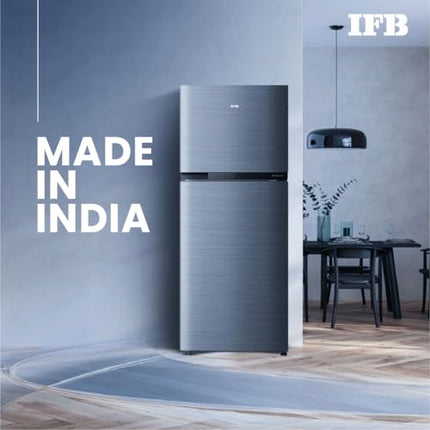 IFB 243L 2 Star Frost Free inverter with Double Door Refrigerator (IFBFF-2902NBSE, Brush Grey) 7 in 1 Multi Mode with 360 Degree Cooling 